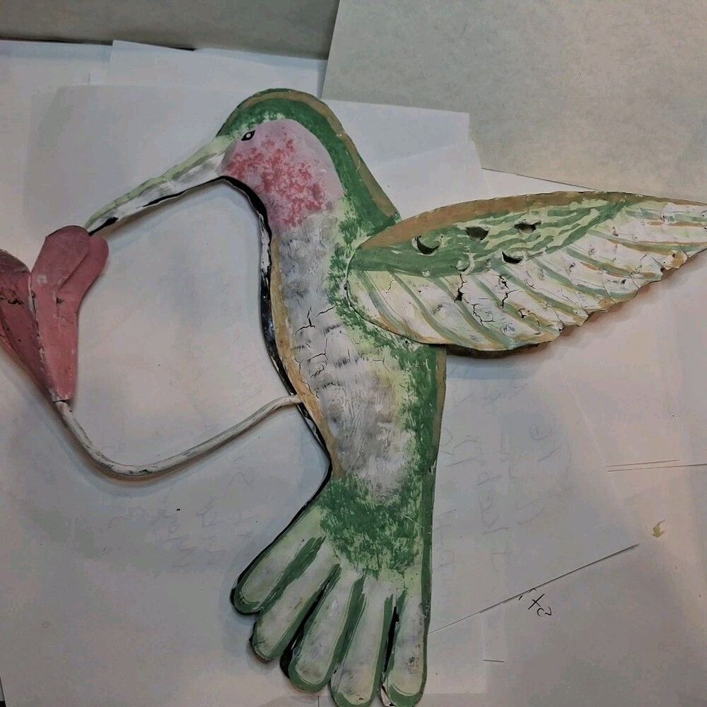 Hummingbird Metal Wall Decor 13.5" x 12"
